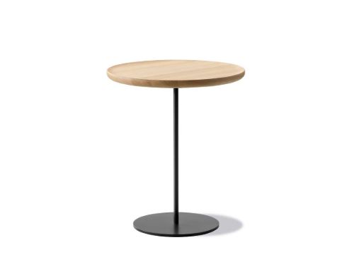 Fredericia Furniture 6755 Pal Sidebord 44x45 cm - Eg/Sort Stål