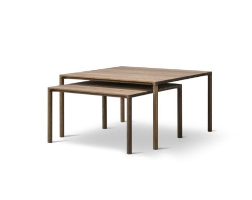 Fredericia Furniture 6720 Piloti Couchtisch 75 x 75 x 35 cm – geräucherte geölte Eiche