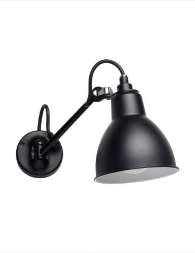 DCW Editions Lampe Gras N104 Bathroom Væglampe L: 17 cm - Sort/Sort