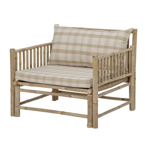 Bloomingville Korfu Lounge Chair SH: 37 cm – Bambus/Natur