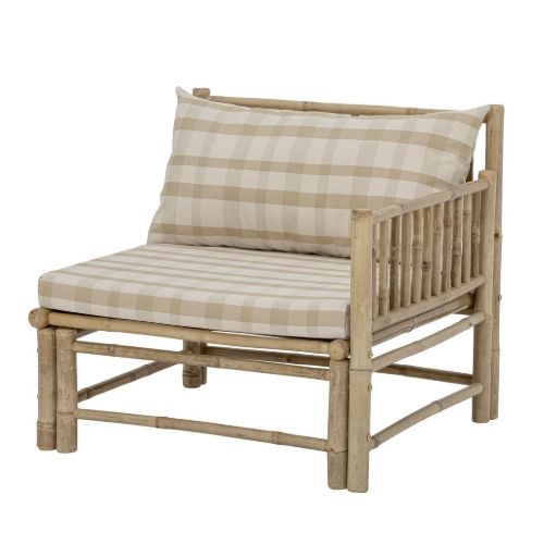 Bloomingville Korfu Modulsofa Rechte Ecke SH: 37 cm – Bambus/Natur