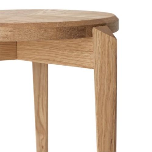Skovby SM840 Hocker H: 46 cm – Weiß geölte Eiche