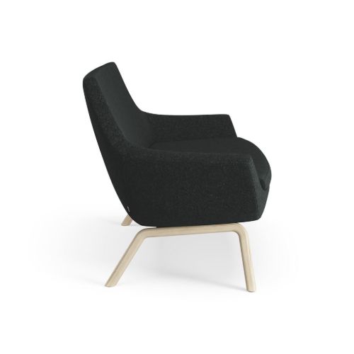 Swedese Happy Sofa B: 150 cm – Lackierte Esche/Hallingdal 65 0180