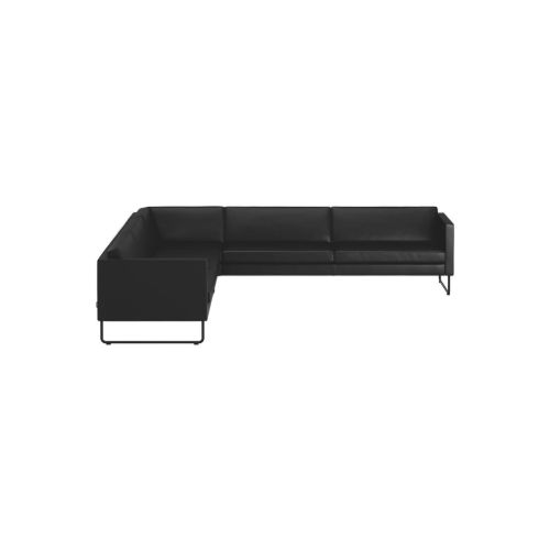 Swedese Madison Ecksofa B: 287 cm – Schwarz/Soft 99999