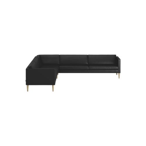 Swedese Madison Ecksofa B: 287 cm – Lackierte Eiche/Soft 99999