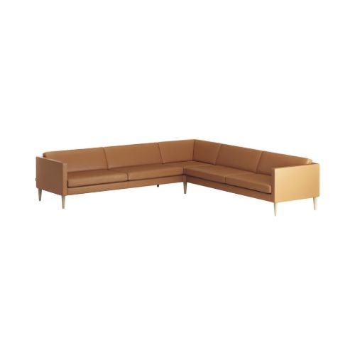Swedese Madison Hjørnesofa B: 287 cm - Lakeret Eg/Soft 54035