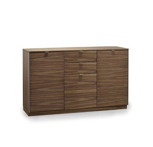 Skovby SM932 Skænk 88 x 146 cm - Sort Lakeret Eg