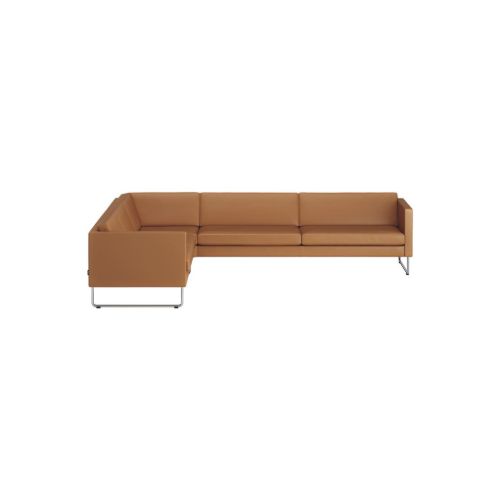 Swedese Madison Ecksofa nach links gerichtet, B: 287 cm – Chrom/Soft 54035