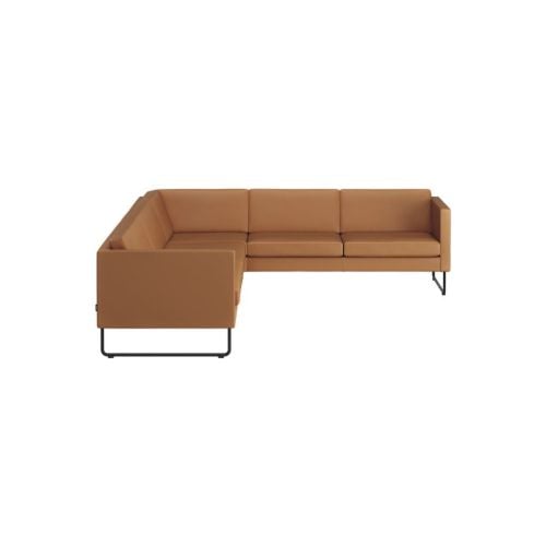 Swedese Madison Rechtsgerichtetes Ecksofa B: 287 cm – Schwarz/Soft 54035