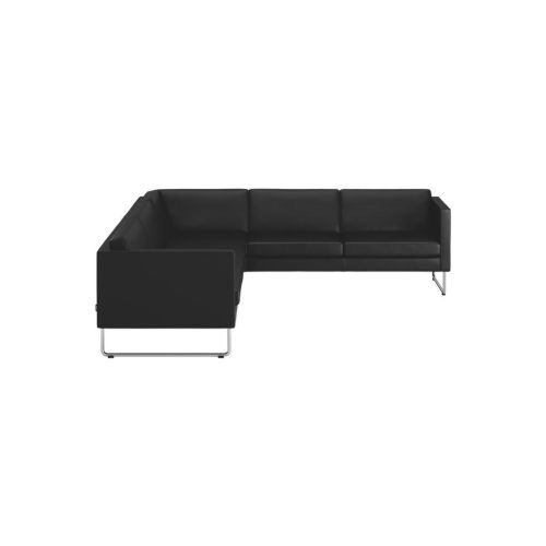 Swedese Madison Rechtsgerichtetes Ecksofa B: 287 cm – Chrom/Soft 99999