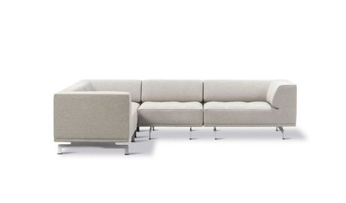 Fredericia Furniture Delphi Elements Ecksofa L: 265 cm – Ton 12/Aluminium