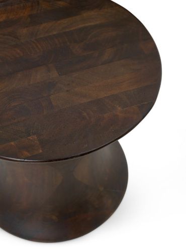 Ferm Living Spin Hocker H: 30 cm - Braun