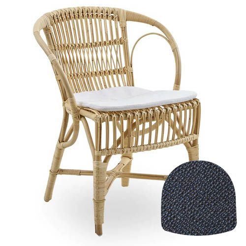 Sika-Design Hynde til Robert Spisebordsstol 47x43 cm - A635 Youtoo Dark Blue
