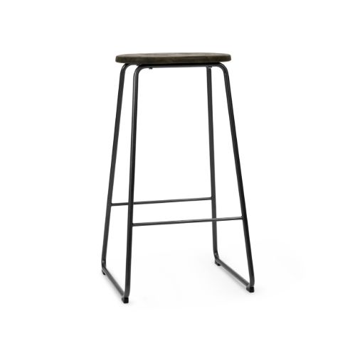 Mater Earth Stool SH: 69 cm - Coffee Waste Dark