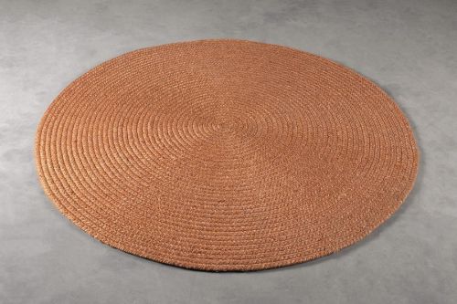 HC Carpets Stavanger Handgefertigter Teppich Ø: 160 cm – Rost