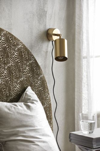 Nordal Maia Wandleuchte/Strahler H: 19,5 cm – Gold