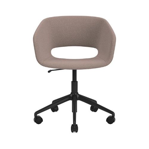 Montana Marée 405 Bürodrehstuhl auf Rollen SH: 40-52 cm - Steelcut Trio 416/Schwarzes Aluminium