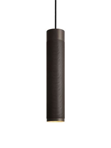 Thorup Copenhagen Patronen-Hängeleuchte, H: 30 cm – Messing brüniert
