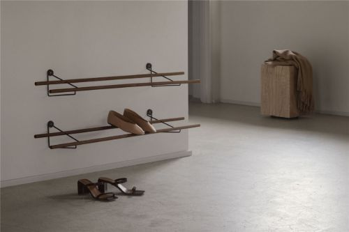 We Do Wood Schuhregal groß L: 100 cm – Eiche/Schwarz