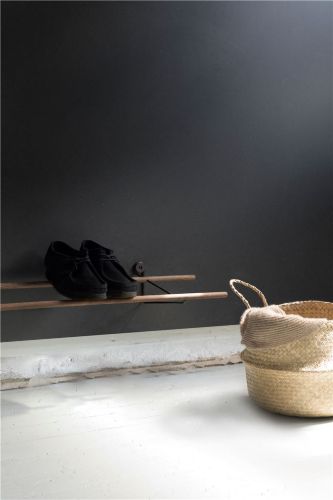We Do Wood Schuhregal groß L: 100 cm – Räuchereiche/Schwarz