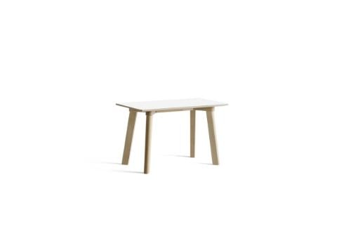 HAY CPH Deux 215 Bench 75x35x45 cm - Untreated Solid Beech/Pearl White Laminate