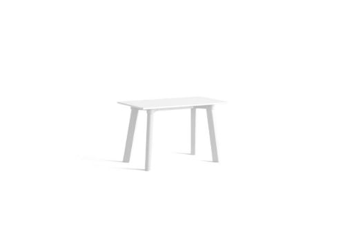 HAY CPH Deux 215 Bench 75x35x45 cm - Pearl White Lacquered Solid Beech/Pearl White Laminate
