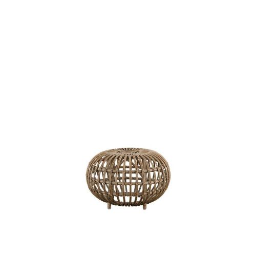 Sika-Design Ottoman Ø: 55 cm - Polished Antique