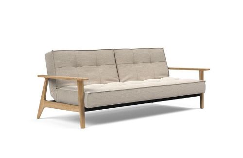 Innovation Living Splitback Frej Sovesofa L: 232 - Eg/Blida Sand Grey