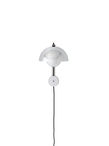 &Tradition Flowerpot VP8 Væglampe Ø: 23 cm - Chrome-Plated