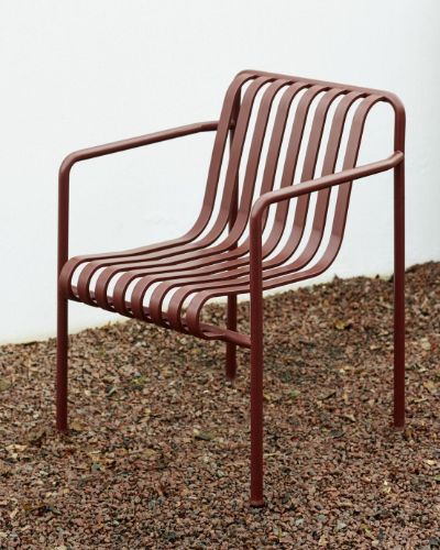 HAY Palissade Esszimmerstuhl SH: 45 cm – Eisenrot