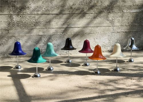 Verpan Pantop Tragbare Lampe Ø: 18 cm - Metallic/Nachtblau