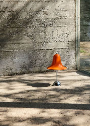 Verpan Pantop Tragbare Lampe Ø: 18 cm - Metall/Leuchtend Orange