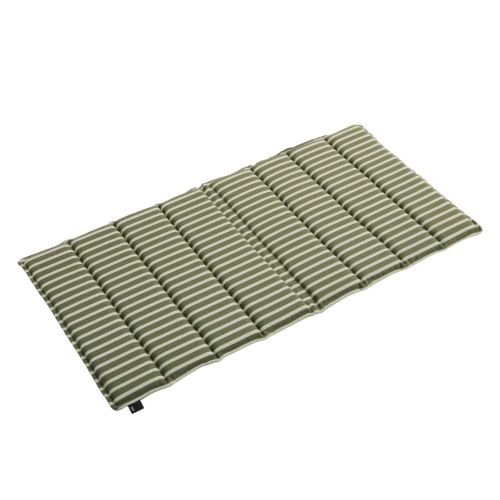 HAY Terrazza Folding Seat Cushion 40x82 cm - Olive/Bold Stripe