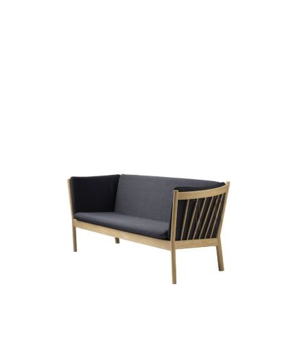 FDB Møbler J149 3 pers. Sofa Erik Ole Jørgensen L: 185 cm - Eg/Dark Grey