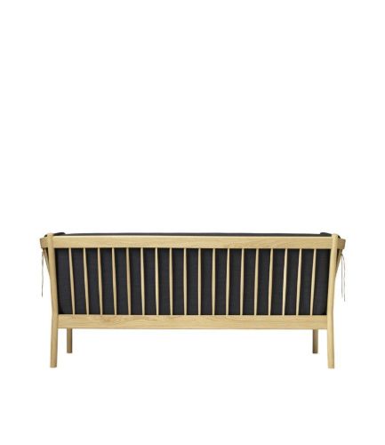 FDB Møbler J149 3-Personen-Sofa Erik Ole Jørgensen L: 185 cm – Eiche/Dunkelgrau