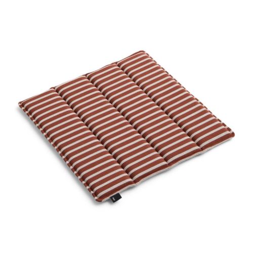 HAY Terrazza Seat Cushion 40x40 cm - Terracotta/Bold Stripe
