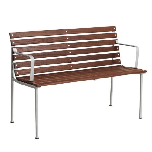 HAY Traverse Dining Bench W. Arm B: 114 cm - Oiled Solid Ash 