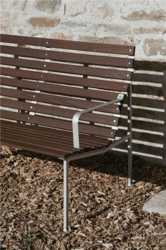 HAY Traverse Lounge Bank mit Armlehne B: 114 cm - Esche massiv geölt