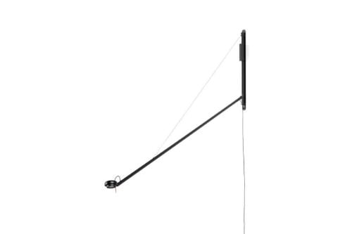 HAY Fifty-Fifty Wand L: 187 cm – Soft Black