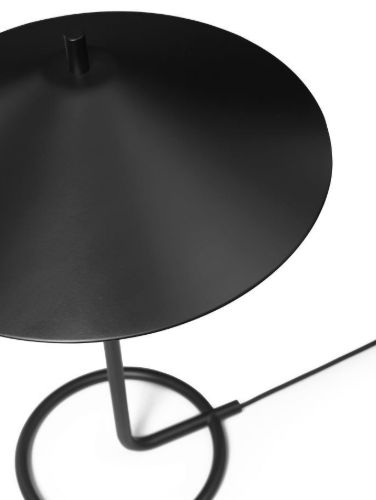 Ferm Living Filo Tischlampe H: 42,8 cm - Schwarz/Schwarz