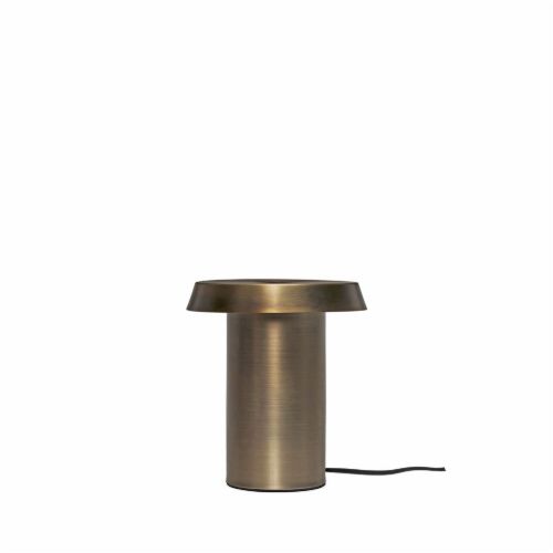 Hübsch Keen Table Lamp H: 22 cm - Burnished Brass OUTLET