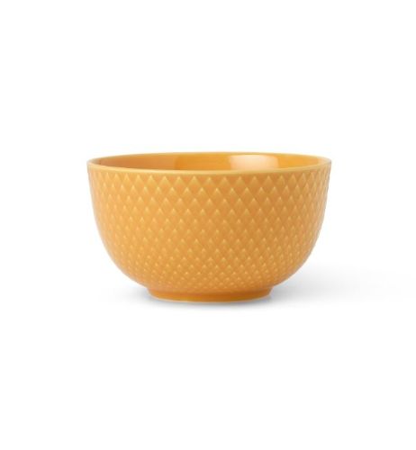 Lyngby Porcelæn Rhombe Color Skål Ø: 11 cm - Gul OUTLET