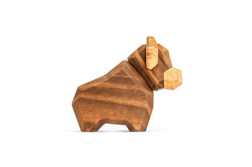 FableWood Lille Tyr 8x11 cm - Valnød/Ask OUTLET