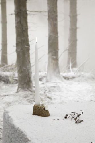 Kähler Christmas Tales Weihnachtsreise H: 9,5 cm – Weiß