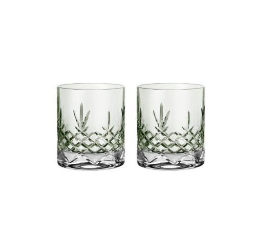 Frederik Bagger Crispy Lowball Glas 2 stk 38 cl - Emerald/Grøn