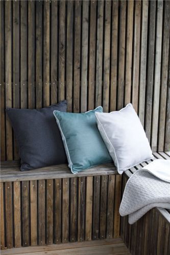 Mindo 110 Kissen 55x55 cm - Grau Chine/Silbergrau OUTLET