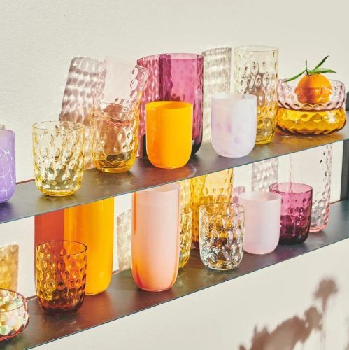 Kodanska Flow Tumbler 25 cl – Pink mit rosa Streifen OUTLET