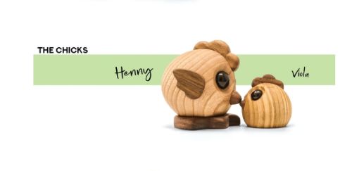 FableWood Hen Henny Pick-Me-Up L H: 10 cm – Holz OUTLET