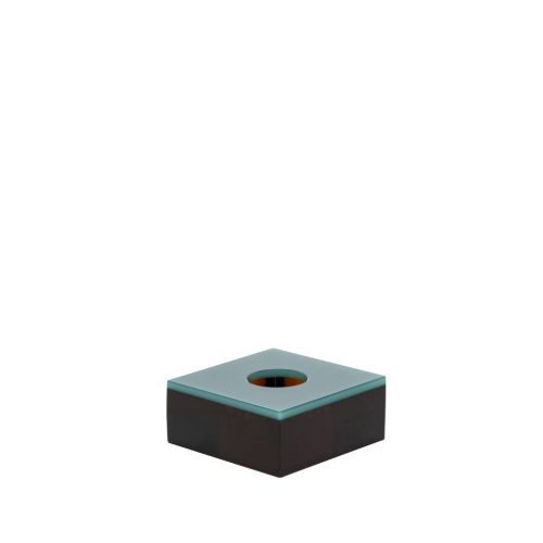 Hübsch Flux Lysestage 10x10 - Brun/Grøn OUTLET