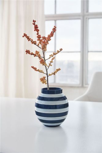 Kähler Homage New Vase H: 20,5 cm - Dunkelblau